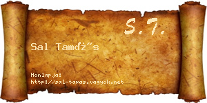Sal Tamás névjegykártya